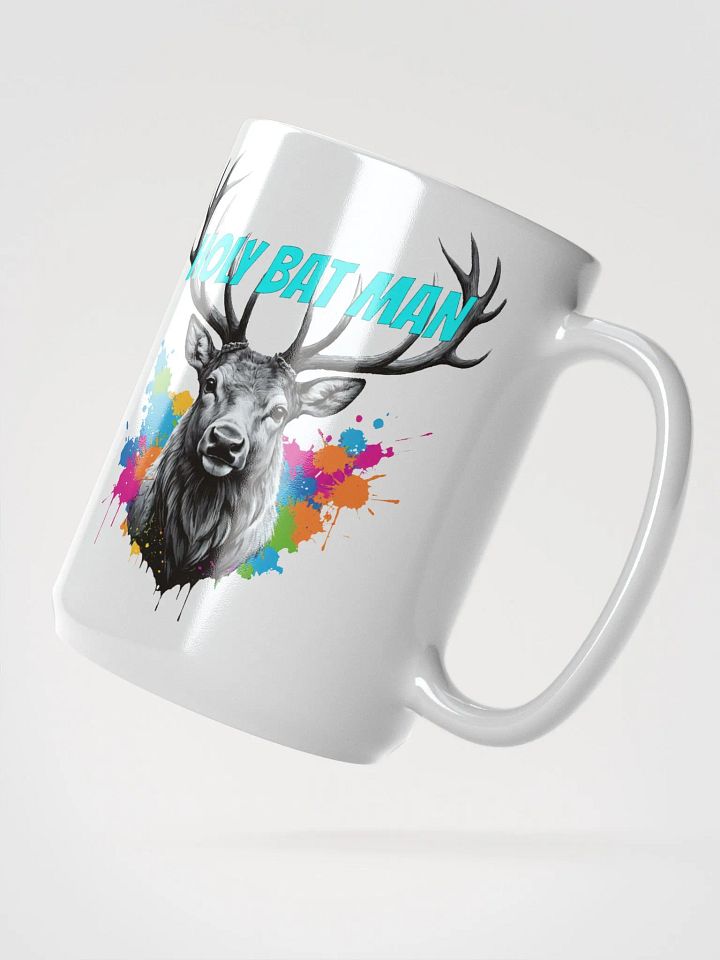 Holy Bat Man Mug White 15oz product image (2)