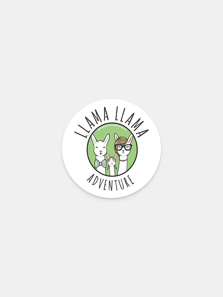 Llamas logo sticker product image (1)