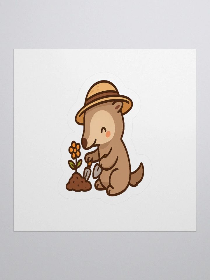 Garden Helper Anteater Sticker product image (1)