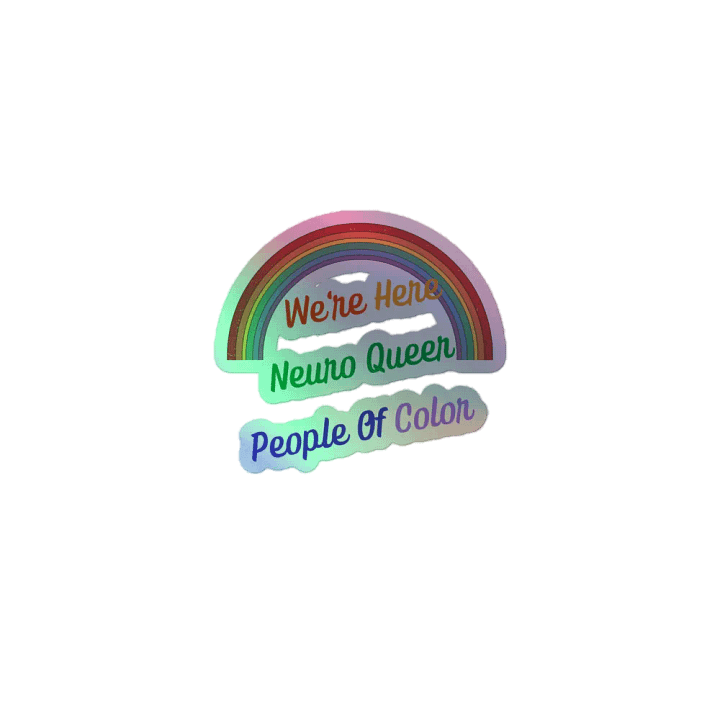 Neuroqueer POC Sticker - Stickin it to the norm product image (1)