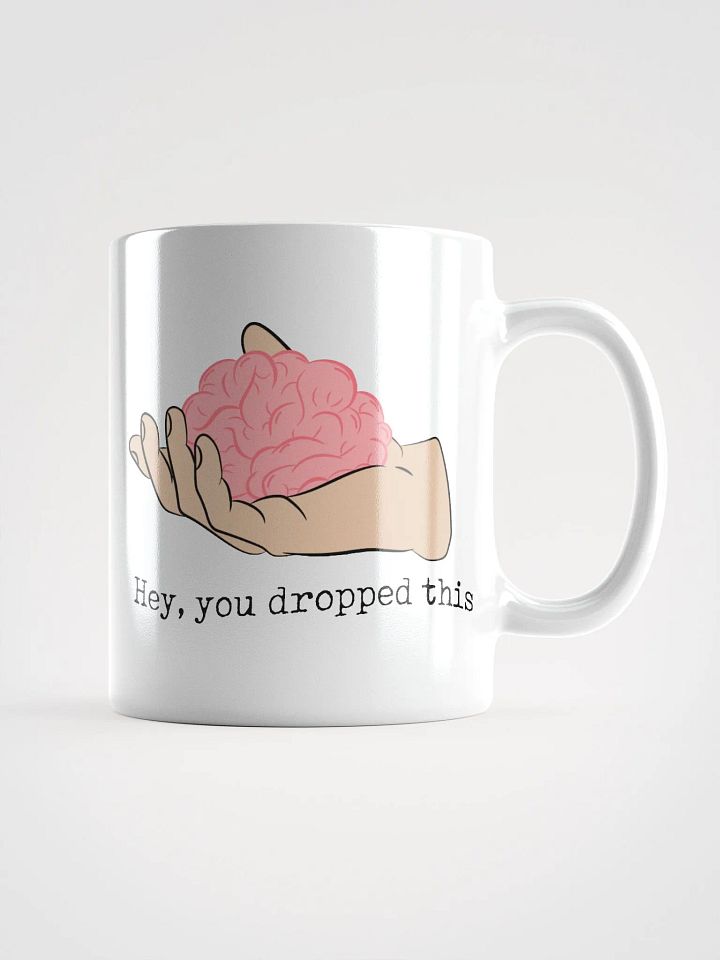 'Me? Sarcastic? Never.' White Glossy Mug product image (2)