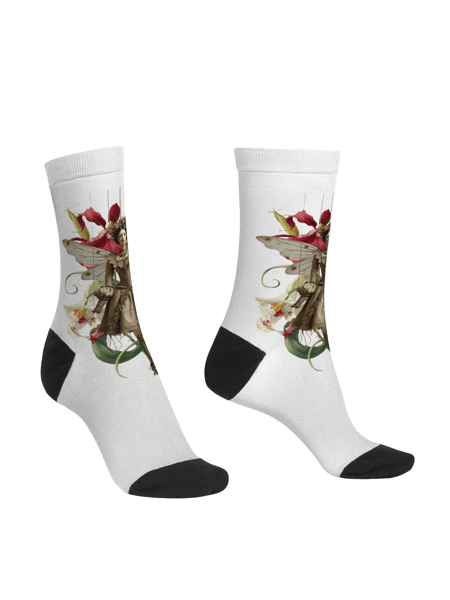 Garden Fairy Crew Socks product image (3)