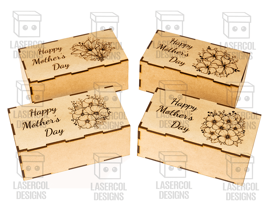 Mother's Day Gift Boxes (2 Sizes, 4 Styles) - Laser Cut Files product image (6)