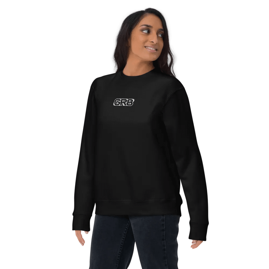 GR8 Minimal Embroidered Sweatshirt (Dark Ver.) product image (11)