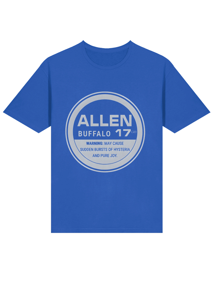 Buffalo Bills Allen 17 Hysteria And Pure Joy T-Shirt product image (2)