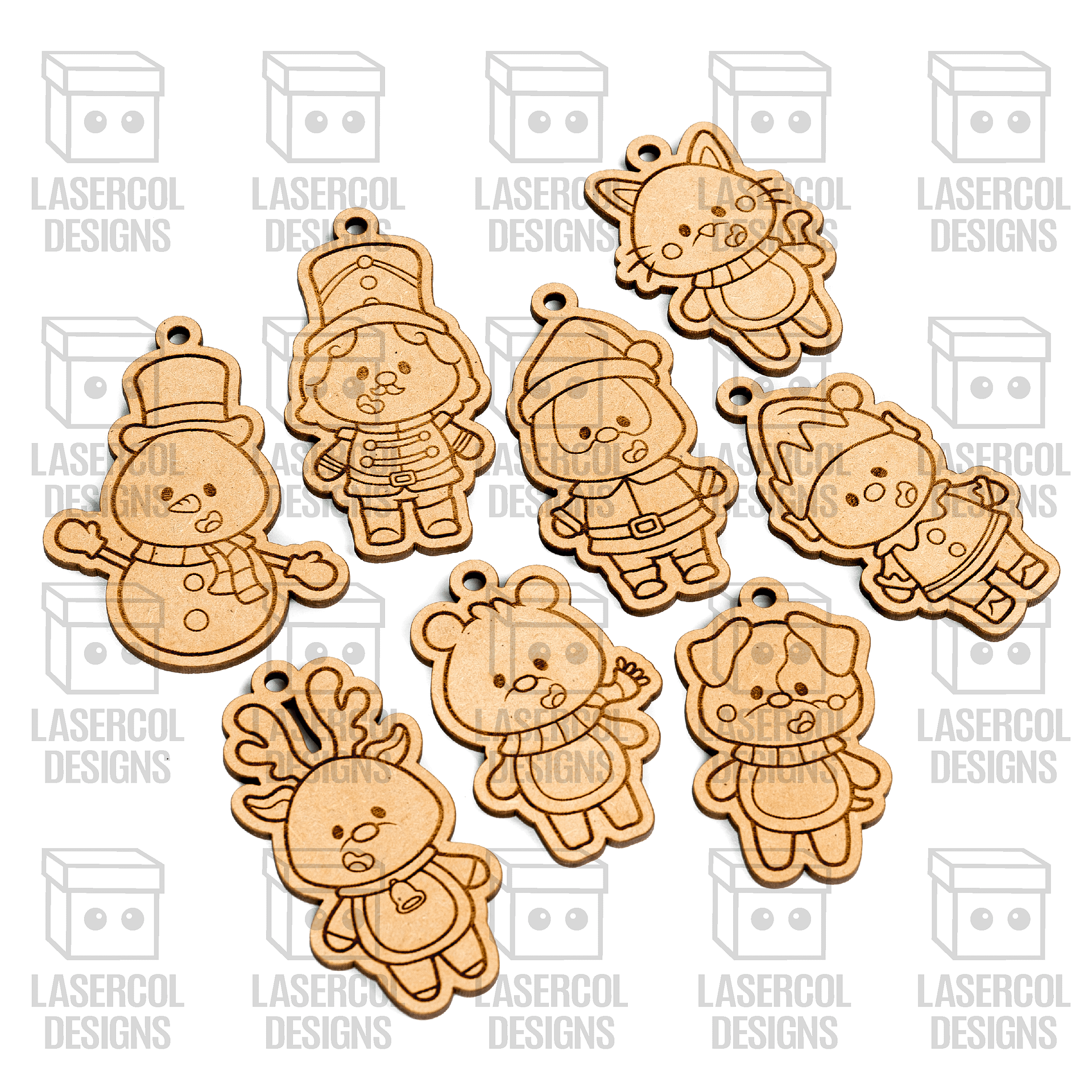 Christmas Ornaments - Laser Cut Files product image (9)