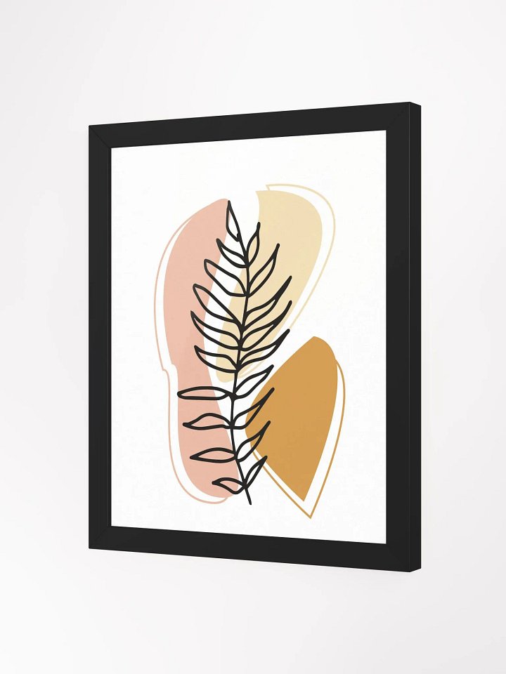 Minimalistic Plant Framed Matte Poster product image (31)