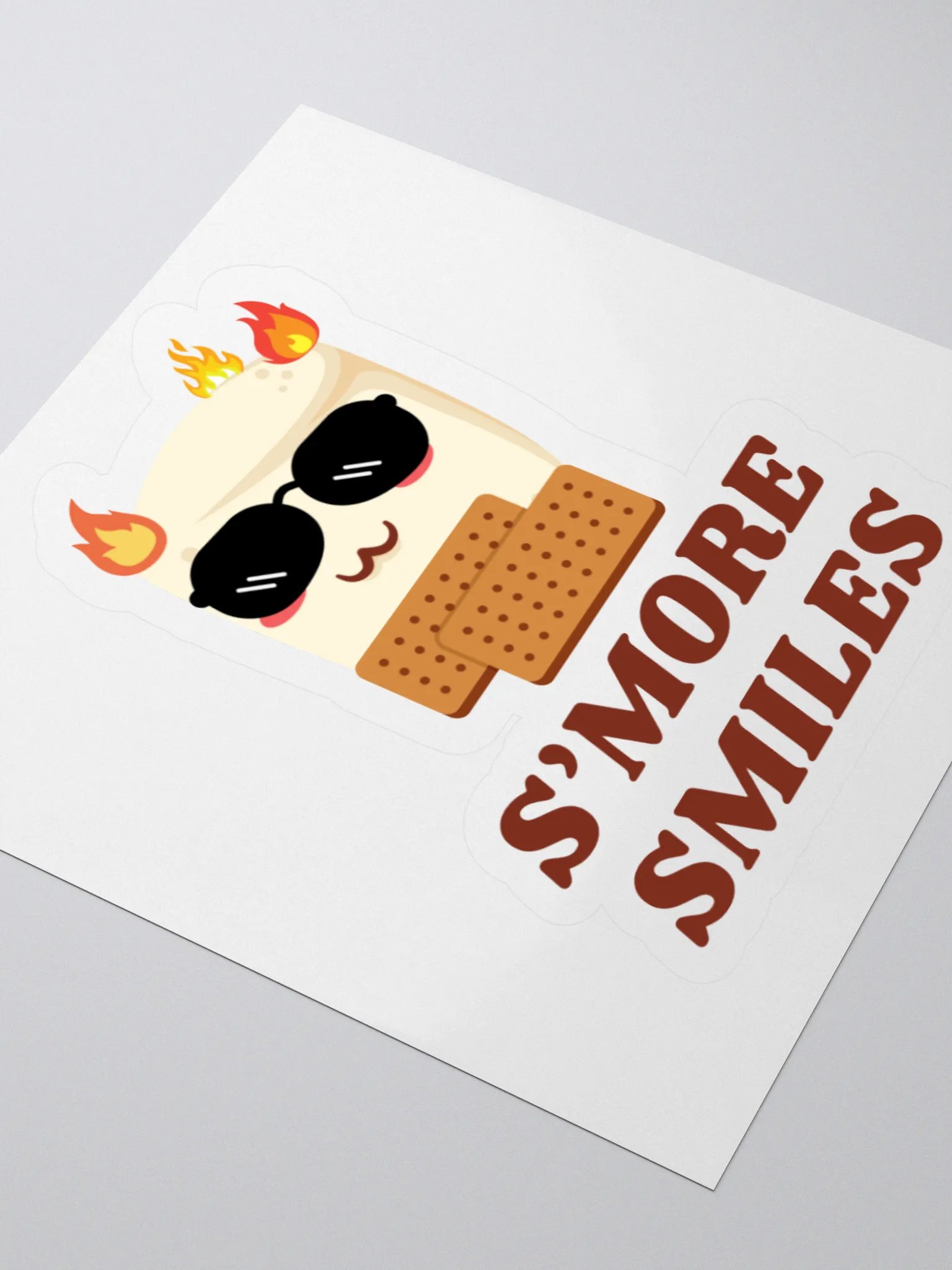 S’more Smiles — Cool Marshmallow Sticker product image (9)