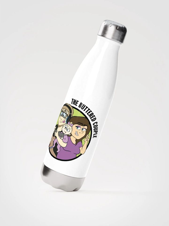 Buttered Couple Logo Steel Bottle product image (2)