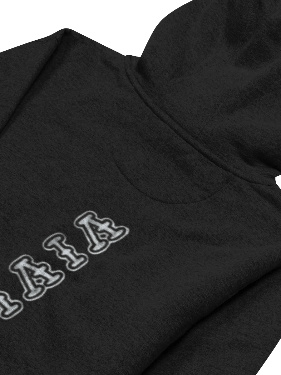 vivid black cotton unisex hoodie product image (4)