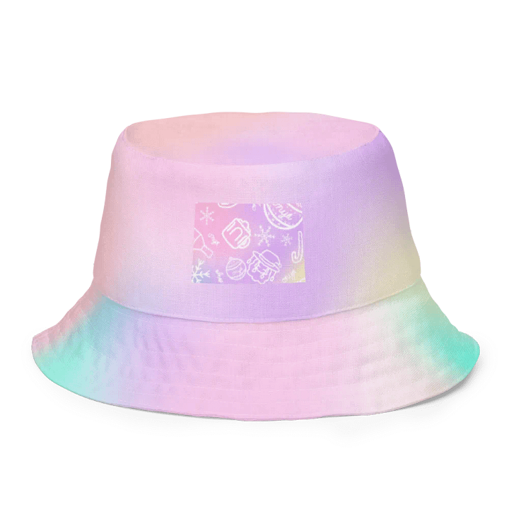 Limited Edition Christmas Tie Die Reversible Bucket Hat product image (1)