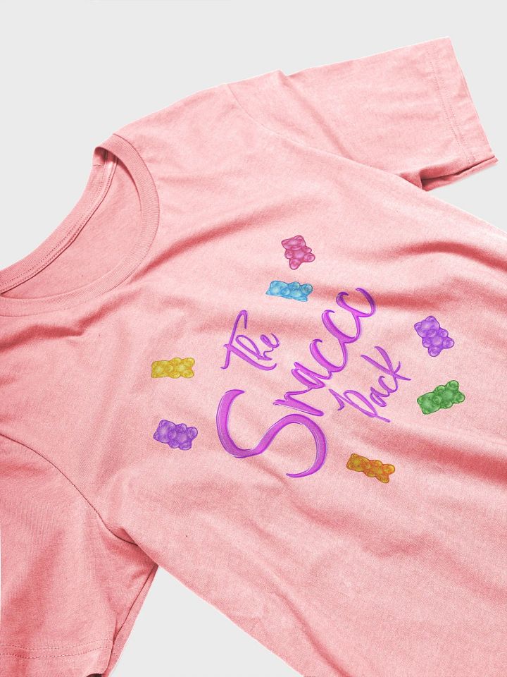 The Snaccc Pack Gummy Bear Pink Icing Super Soft Shirt product image (2)