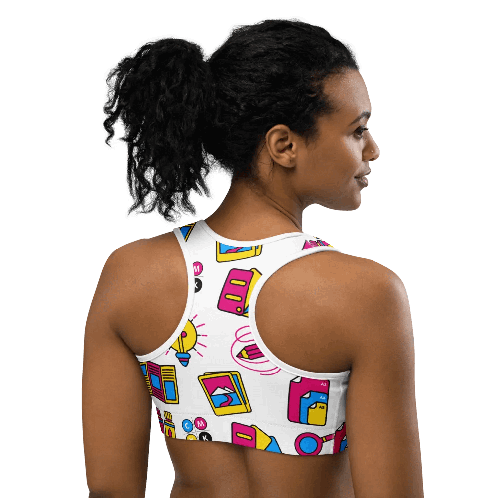 Retro Tech Sports Bra product image (4)