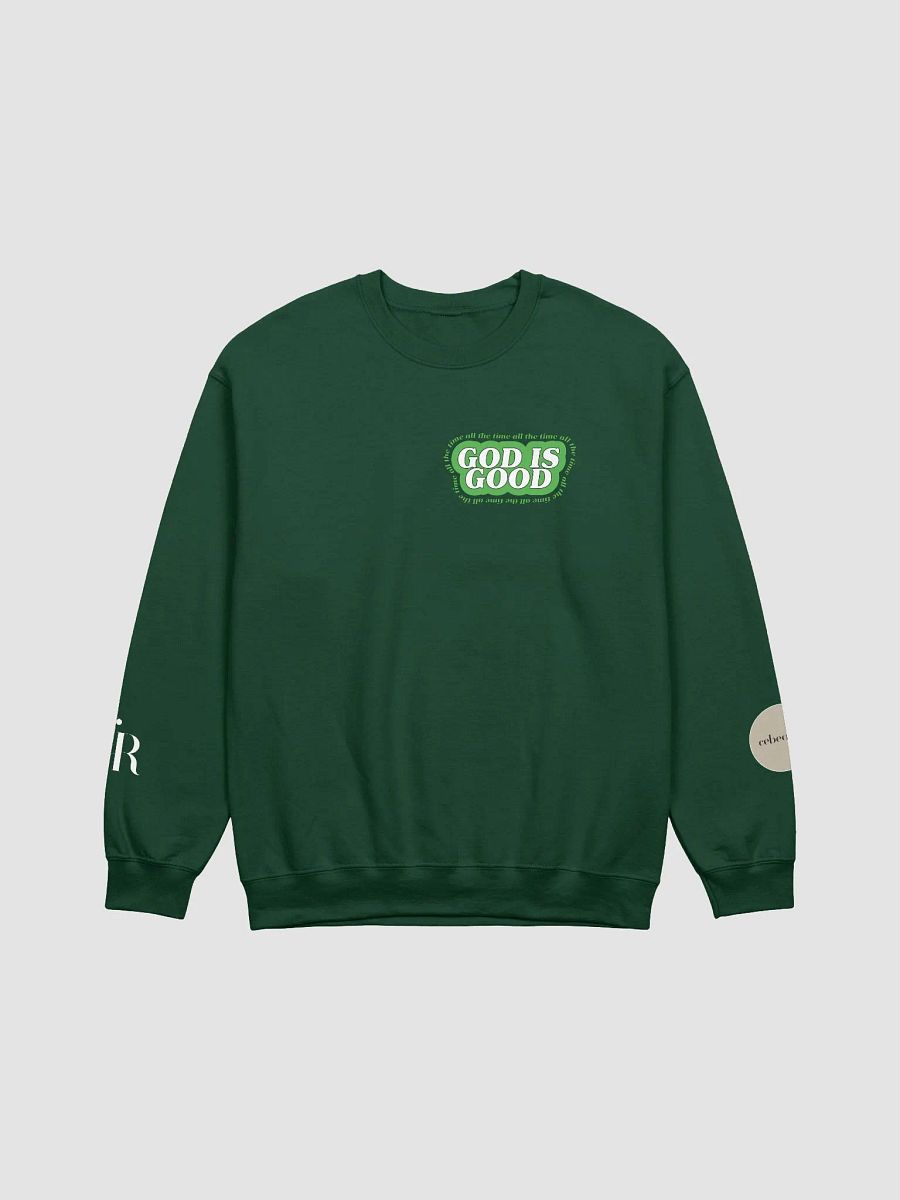 GREEN God is Good Sweatshirt product image (1)
