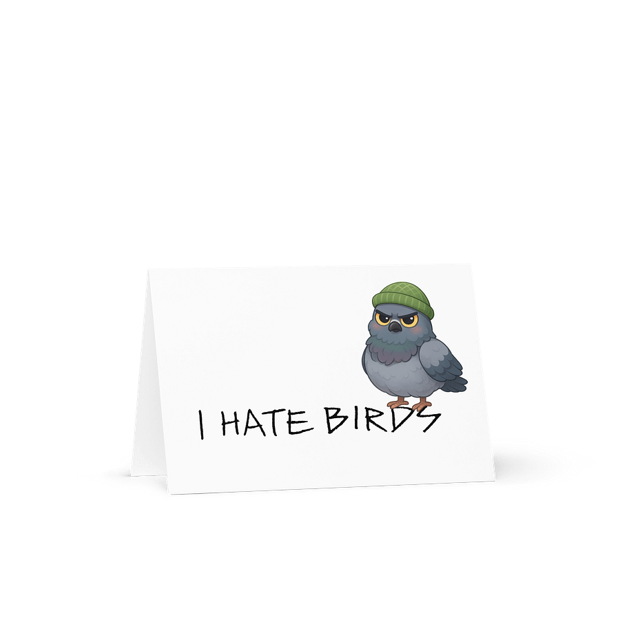 I HATE BIRDS card product image (1)