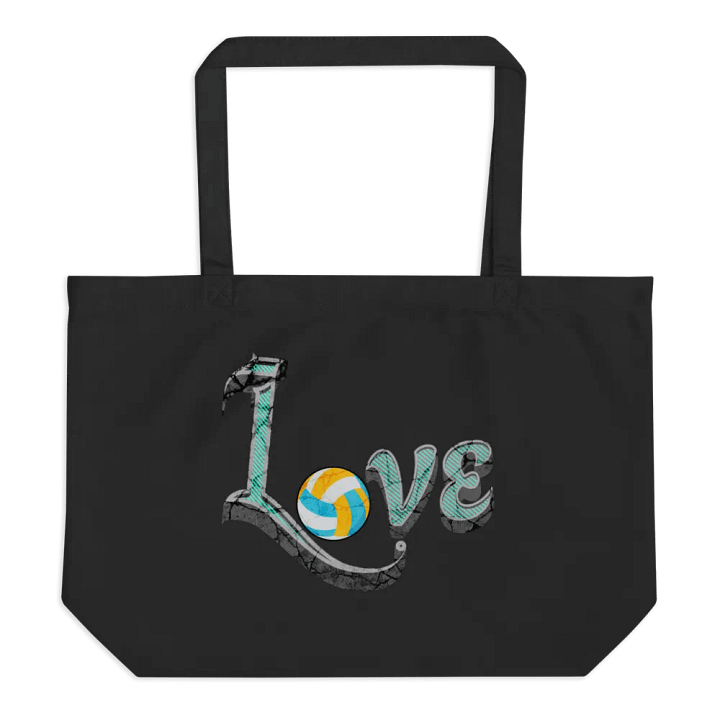 Love Volleyball Textured Tote product image (1)