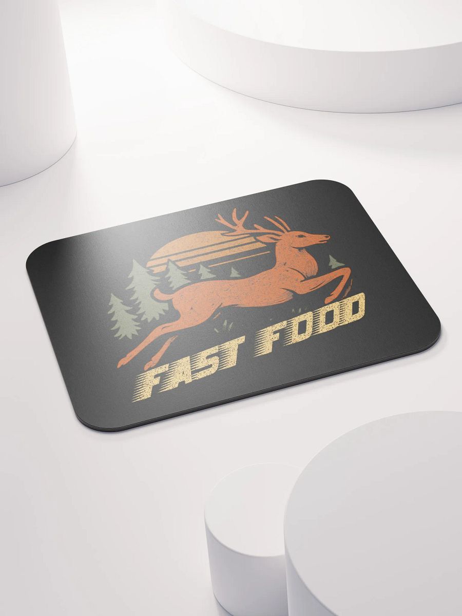 Fast Food Mouse Pad – Funny Deer Hunting Desk Mat product image (4)