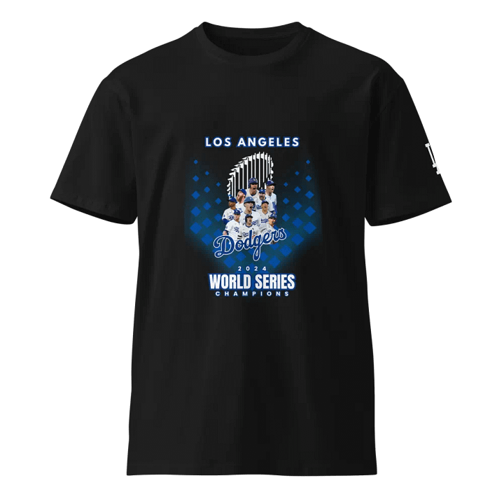 Los Angeles 2024 World Champions Dodgers Team T-Shirt product image (1)