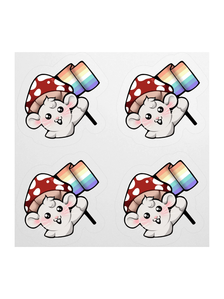 Genderfaunet Pride Flag Stickers product image (1)