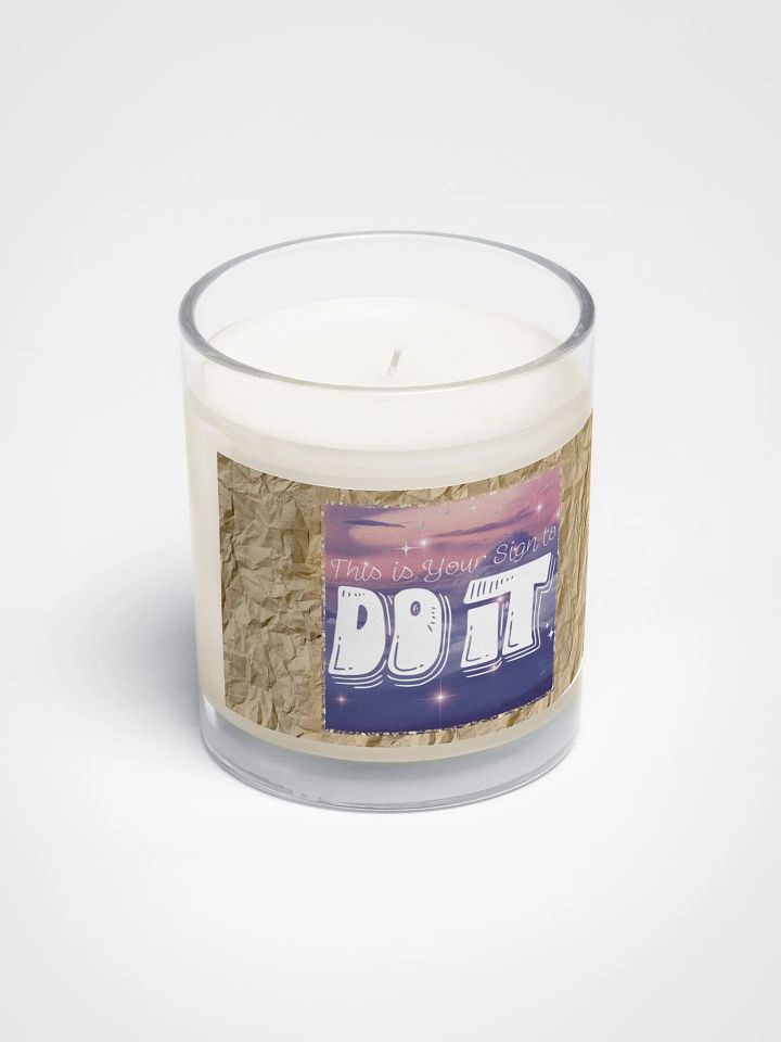 ✨ "This is Your Sign to Do It!" Candle – Positive Vibes with NCD 🌟 product image (2)