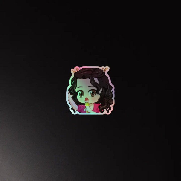 Holographic Watermelon Singing Sticker product image (4)