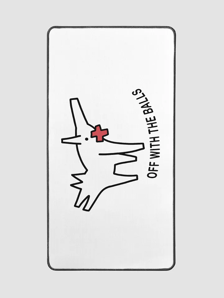 Off With The Balls Desk Mat product image (2)