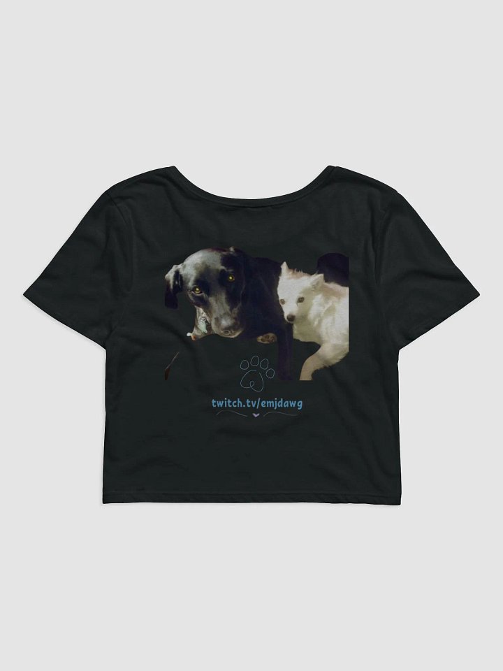 EmJDawg Starry FaceOFF Crop Tee (w/Pupper Peekaboo) product image (4)