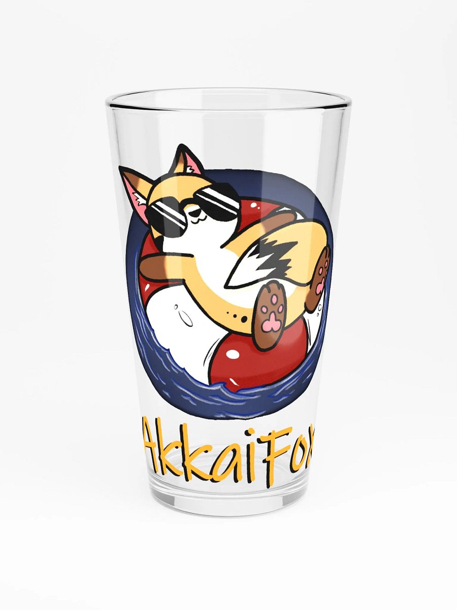Fox Pool Pint Glass product image (3)