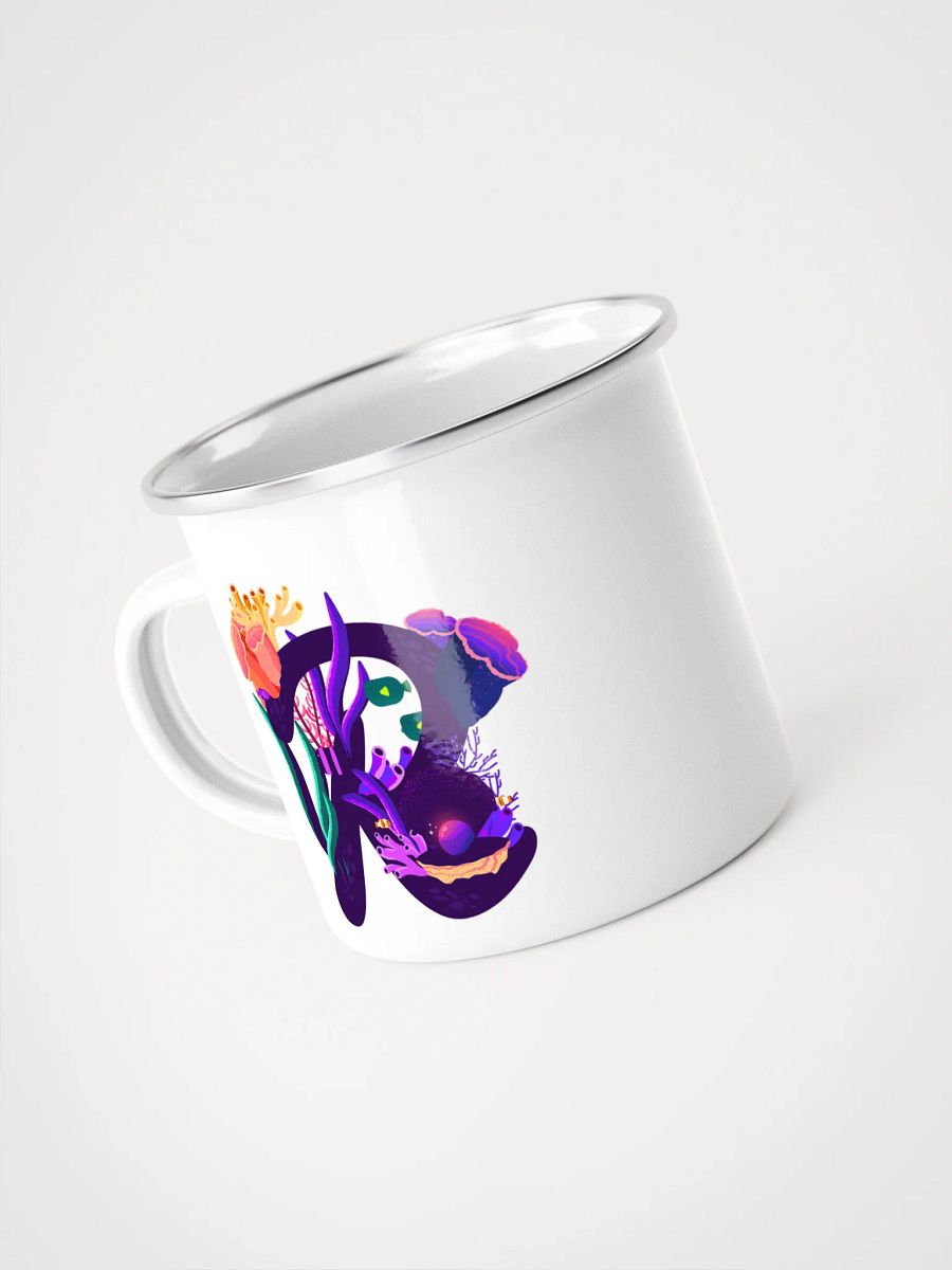 Symmetrical Floral Bliss Enamel Mug product image (4)