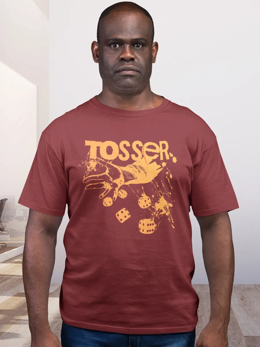Tosser Dice Rolling Unisex T-shirt for Board Gamers - Cardinal product image (1)