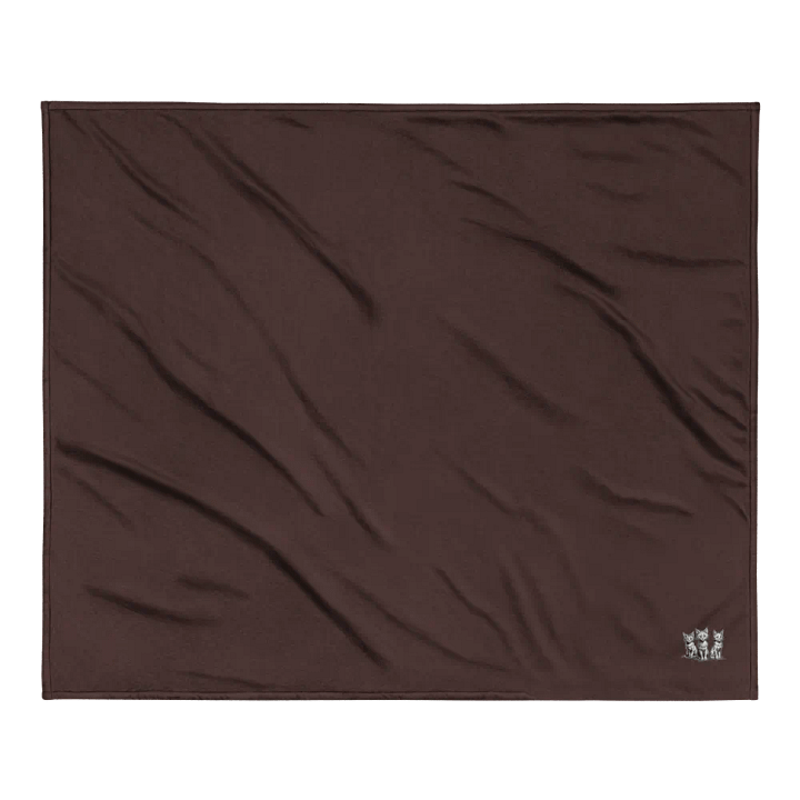 Whiskered Trio Premium Embroidered Sherpa Blanket product image (2)