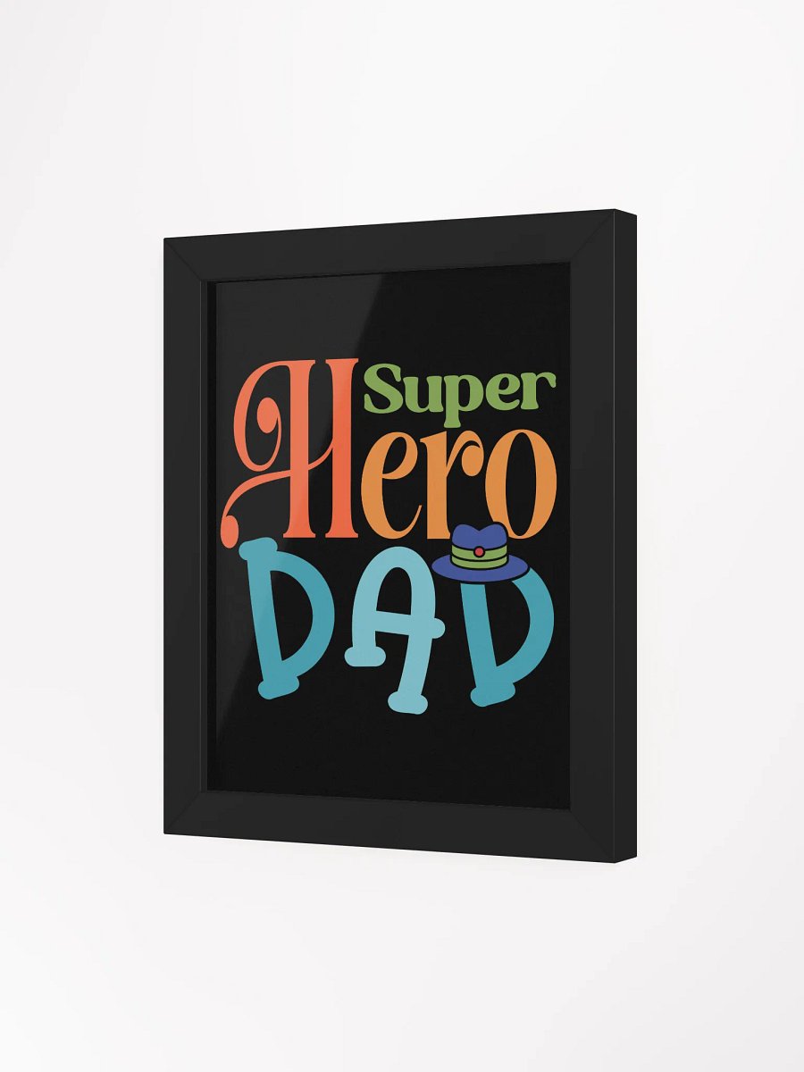 Super Hero Dad Framed Matte Poster product image (42)