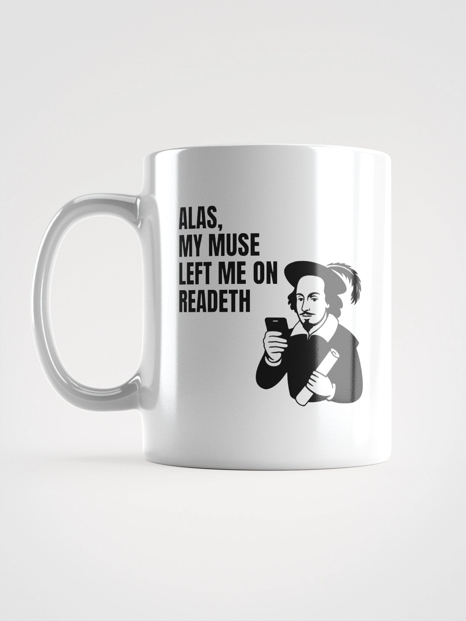 Funny Shakespeare Muse Quote Mug product image (2)