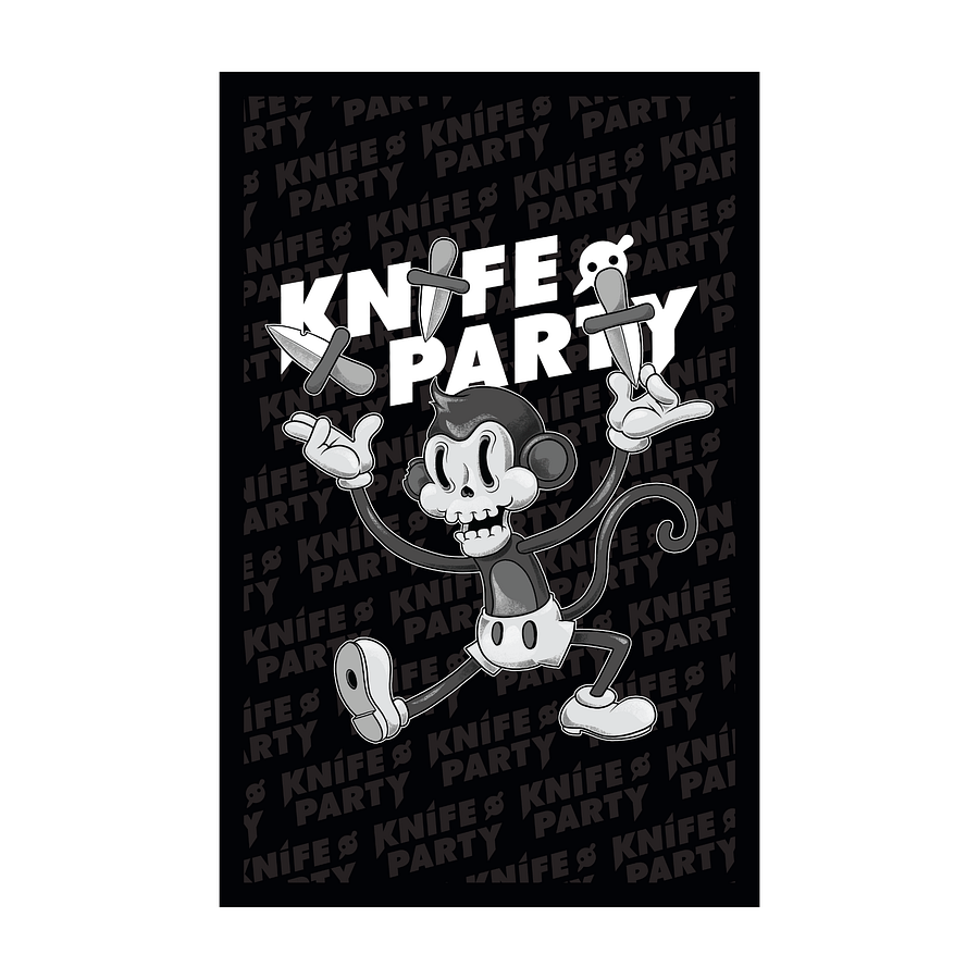 Knife Juggler Poster (11" x 17") product image (1)