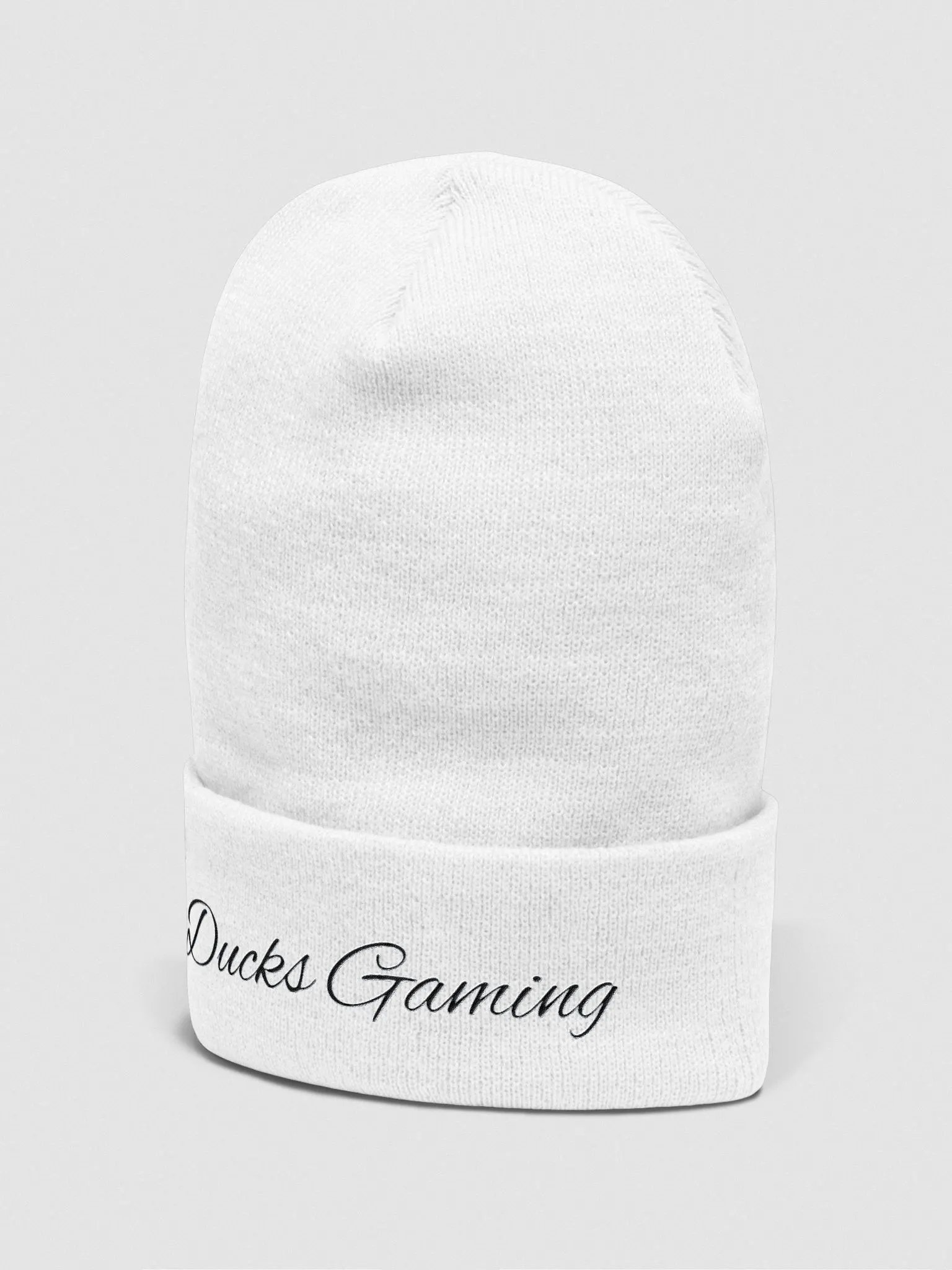 Ducks Gaming Plane Beanie Black Lettering product image (2)