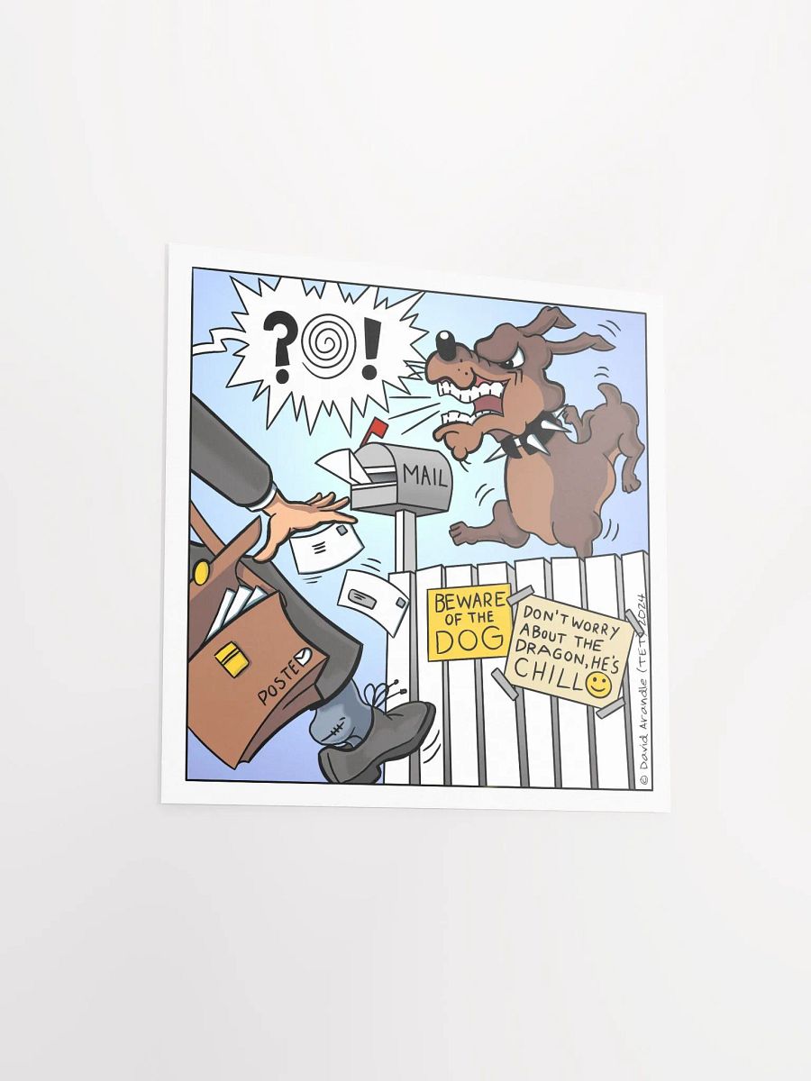 Beware of the Dog - Resident Dragon Poster product image (3)