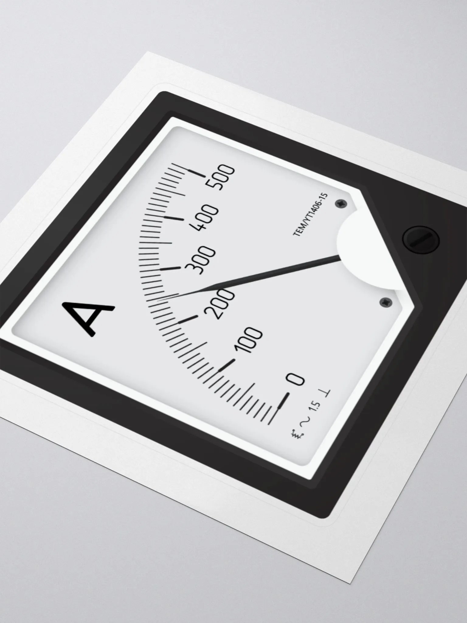 Analog Electric Current Meter - Sticker product image (3)