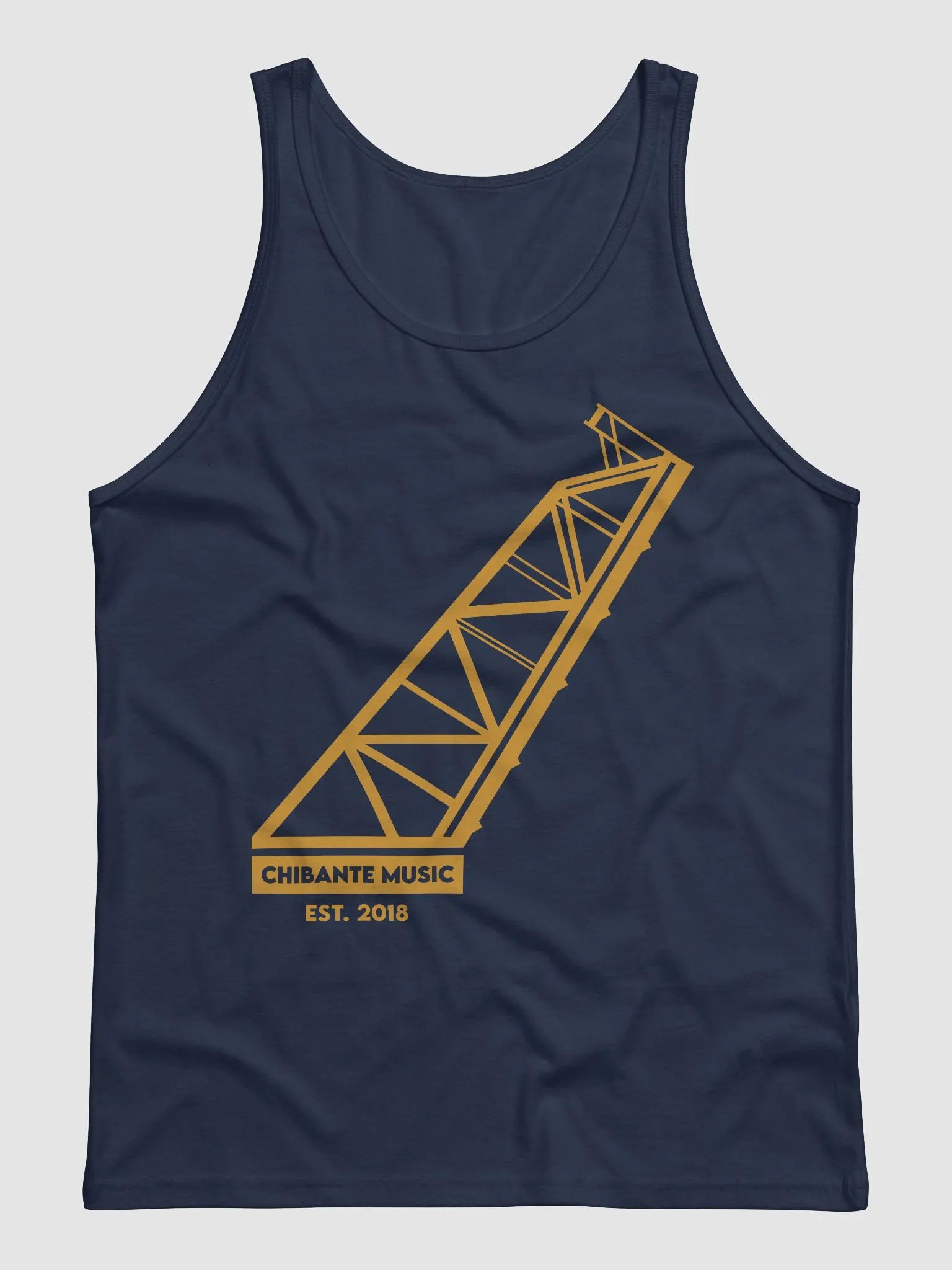 Chibante Music | Crook Point Bascule Bridge | Jersey Tank - Gold product image (11)