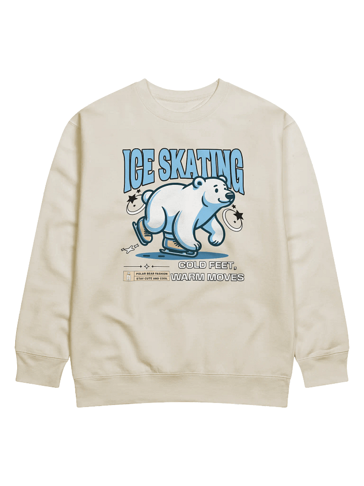Ice Skating Sweatshirt– Funny Winter Sports Sweatshirt product image (1)