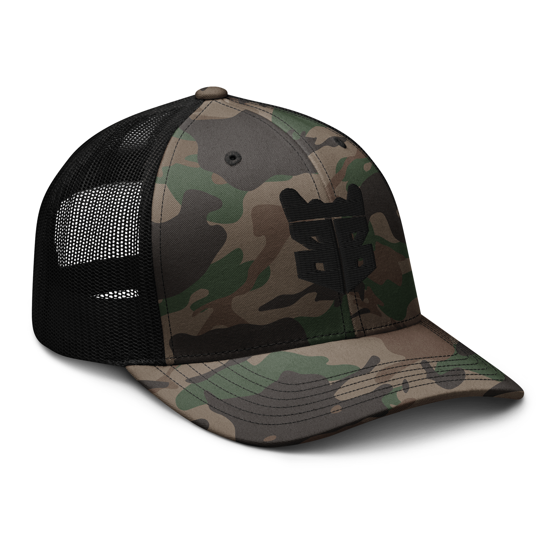 BB Stealth Camo Trucker Cap product image (6)