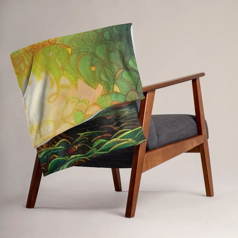 Forest abstract Jetée/ Blanket product image (3)