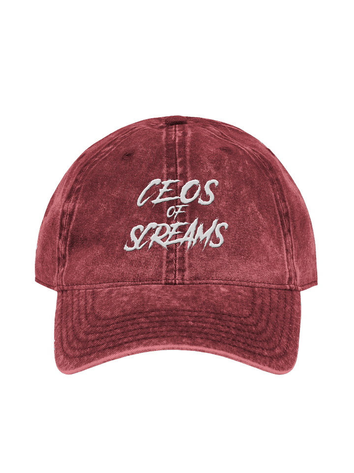 CEOs of Screams - Vintage Wash Hat - White product image (3)