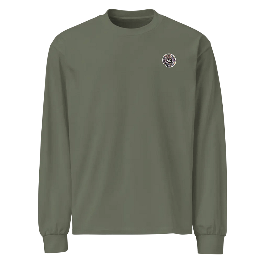 Béar Bí Ullamh AS Colour Premium Meáchan Trom Léine Sleeve Fada (Back Patch) product image (1)