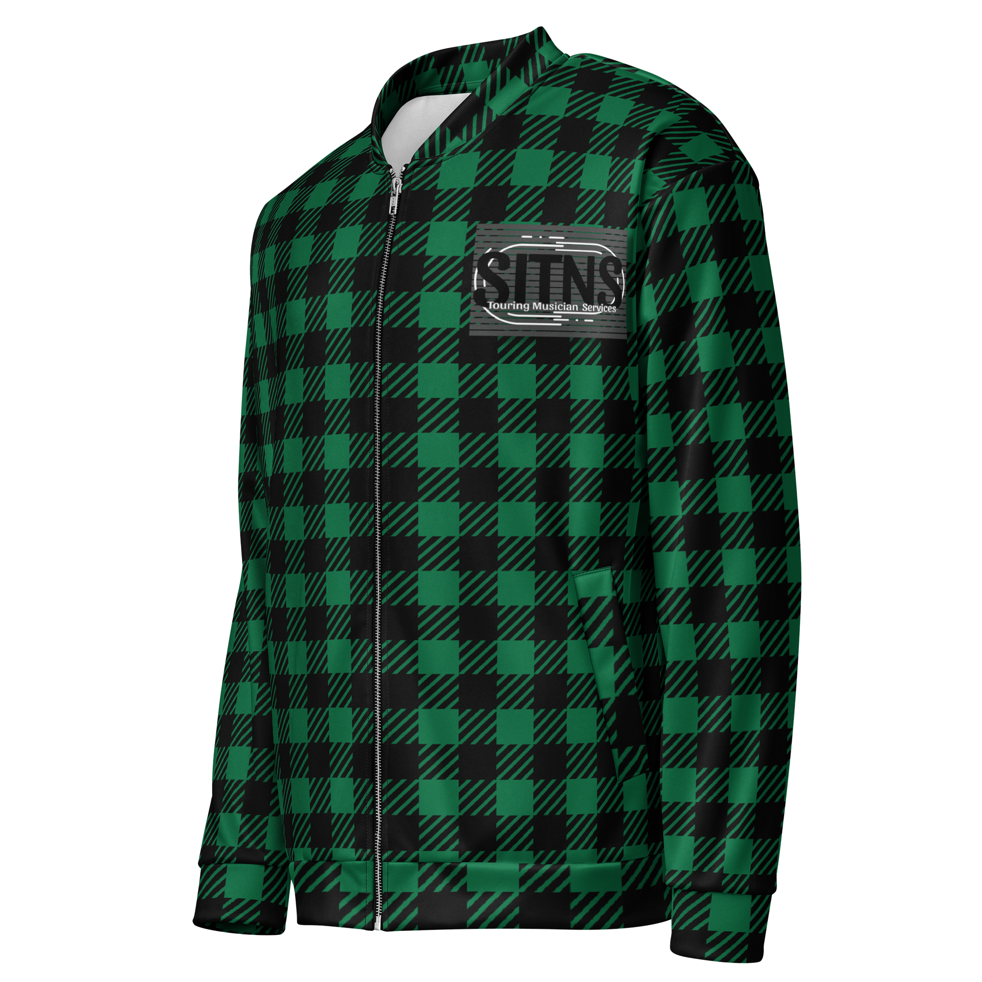 STNS Checkered Chaos Bomber Jacket product image (3)