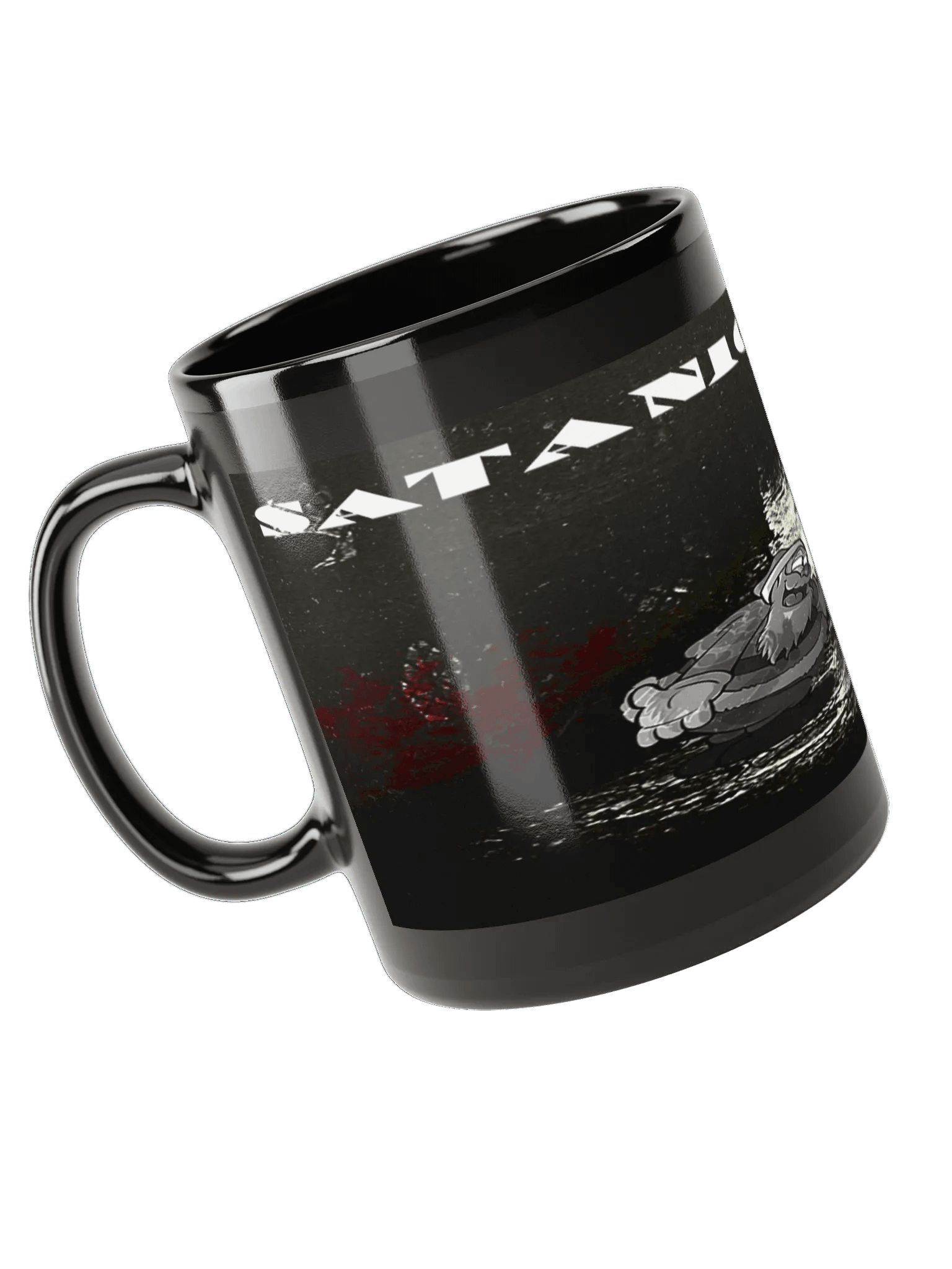 Sinister Santa Black Glossy Mug product image (6)