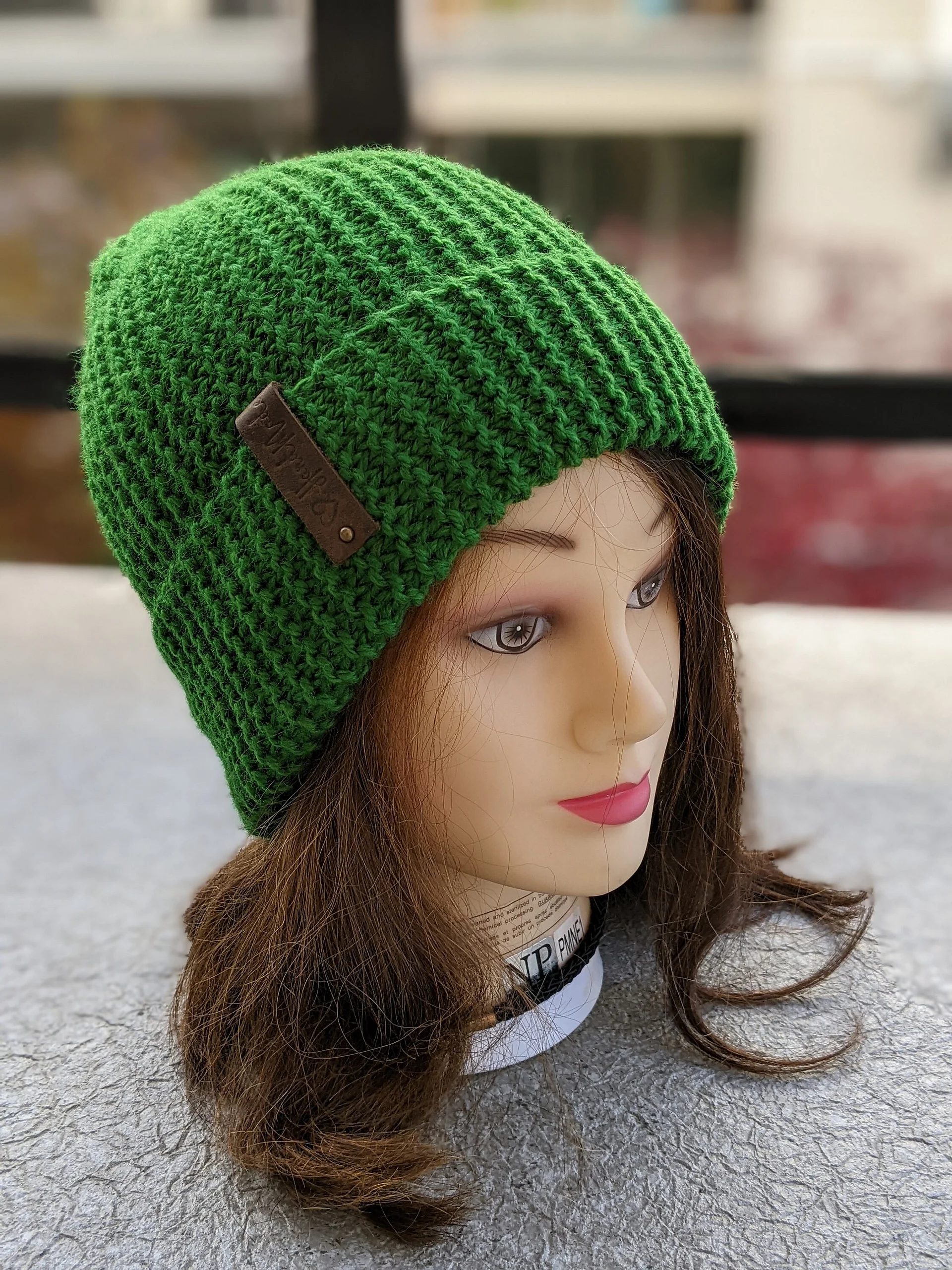 Flat Knit Slouchy Hat Pattern product image (5)