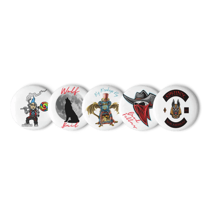 5 Piece Pin Set. Collectors Edition. product image (1)