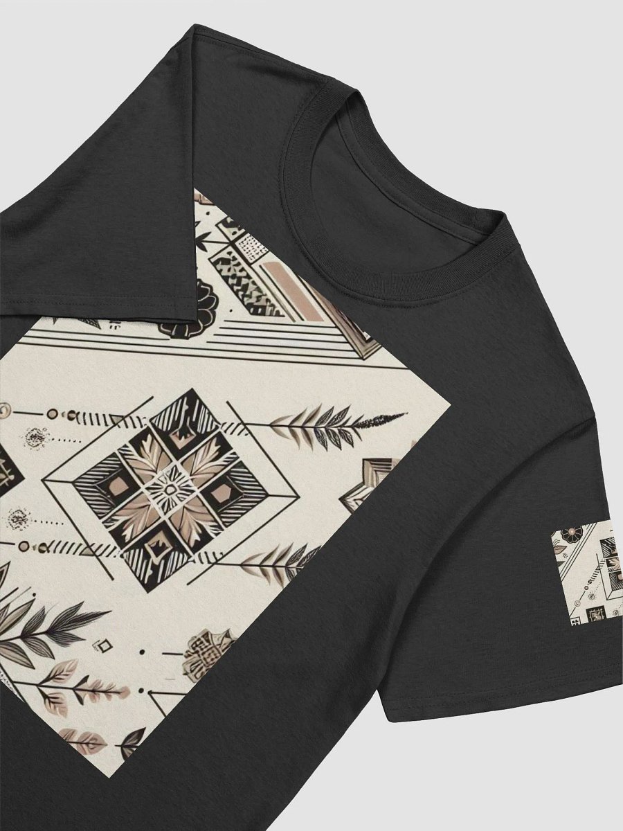 Earthy Geometric Quadrants Unisex T-Shirt product image (3)