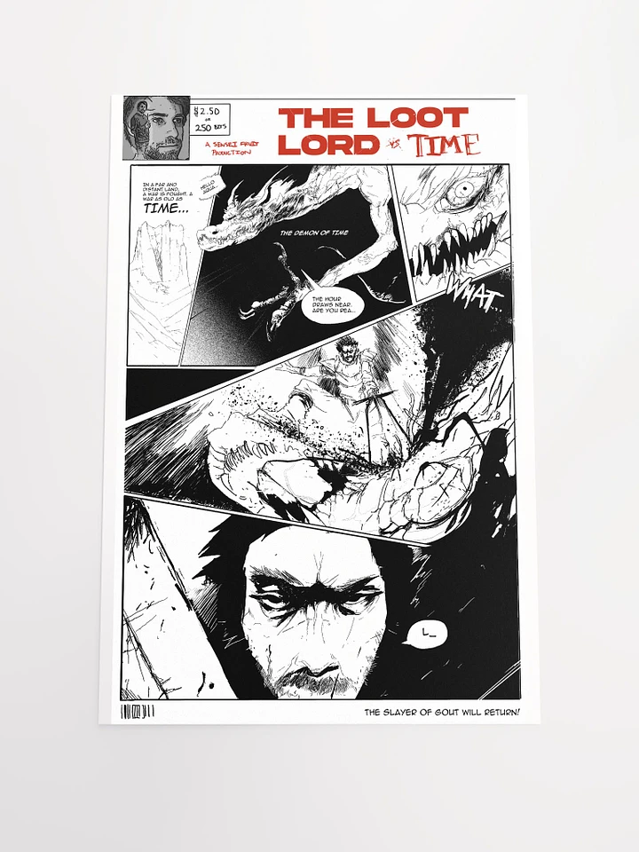 The Loot Lord vs Time Comic - Poster product image (1)