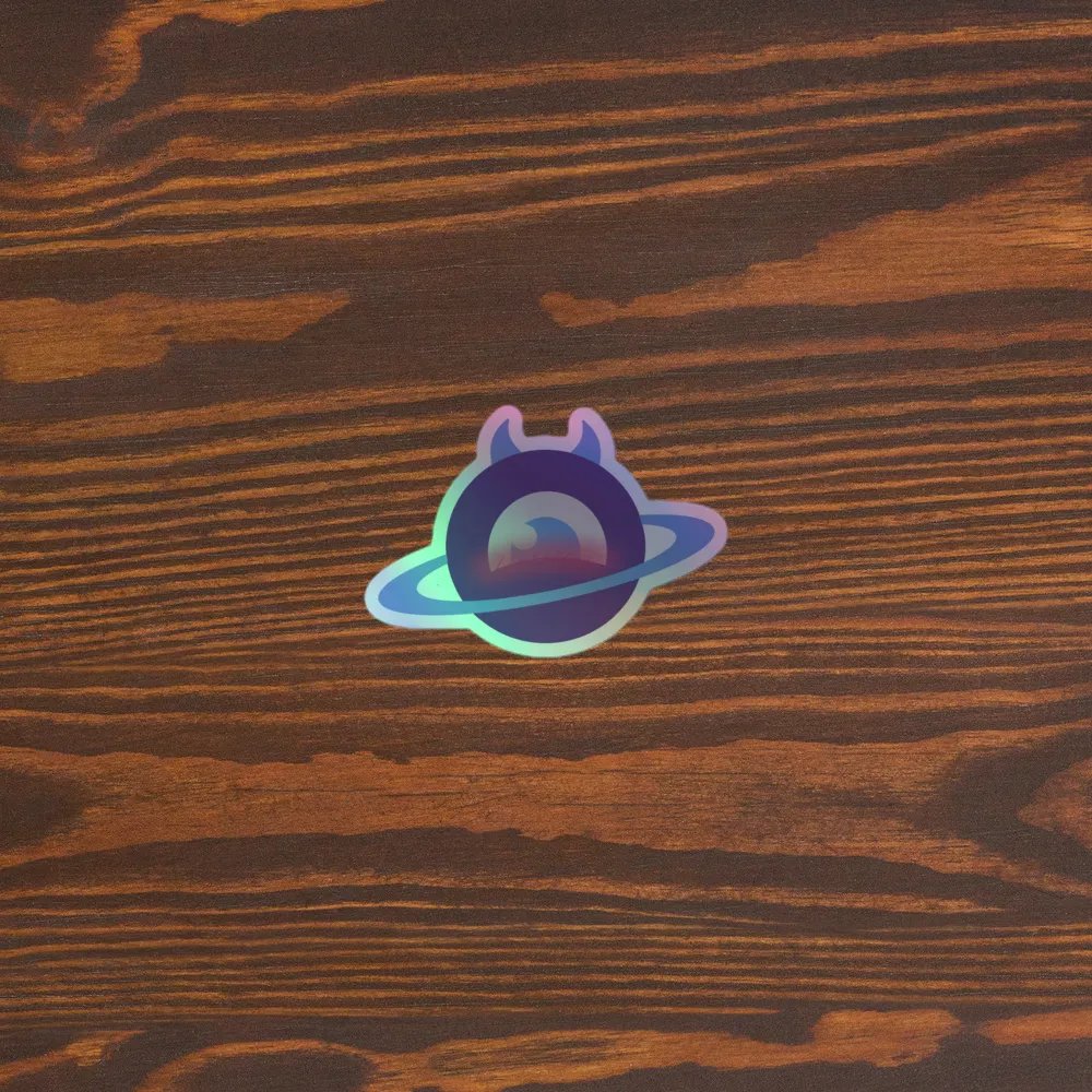 Bizzee 'Blush' Holographic Sticker product image (3)